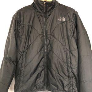 Men’s black puffy Northface jacket